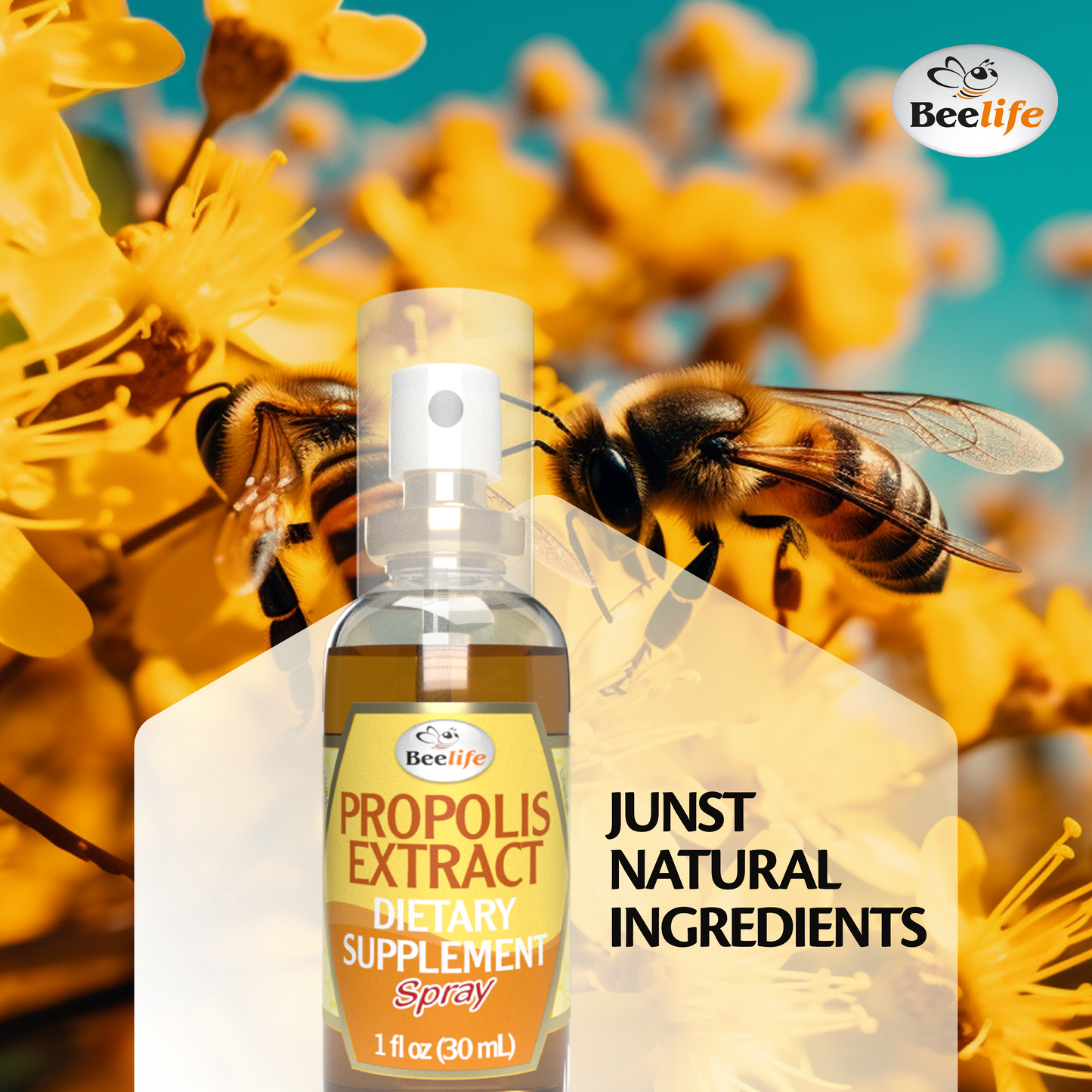 BeeLife Extra‑Strong Propolis Throat Spray – 30 ml
